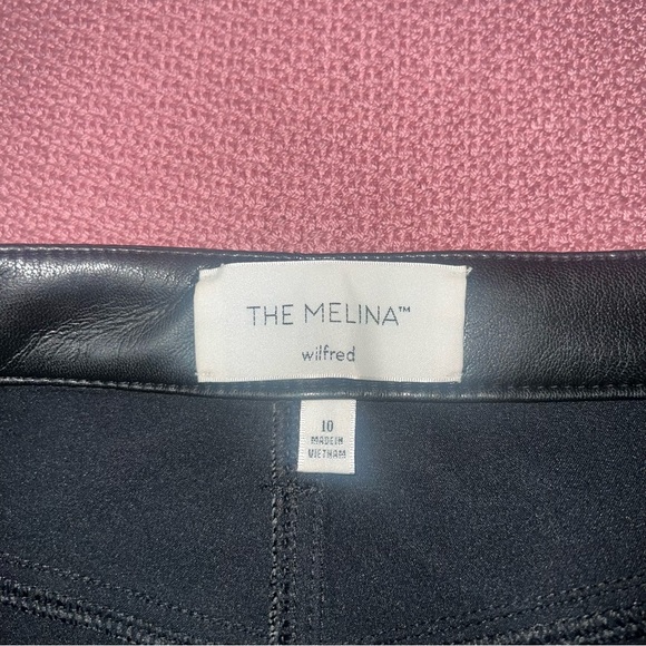 Aritzia Wilfred The Melina Pant Black size 10 - Picture 7 of 12